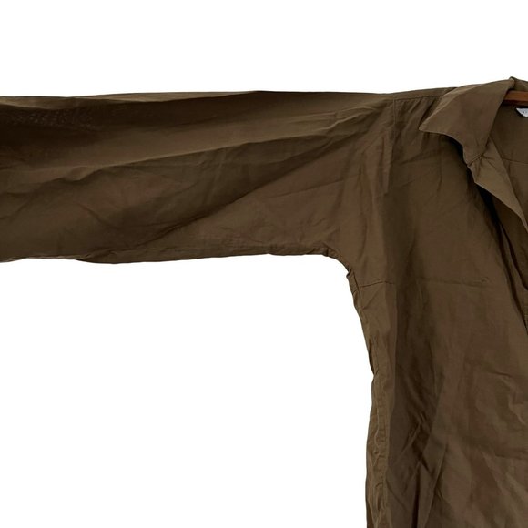 Sibel Saral Womens Brown Polo Pullover Shirt Collared Cotton Size Small - Picture 3 of 6